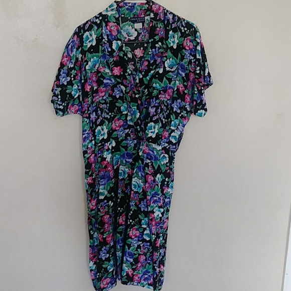 cimmaron dress Pants - Vintage Cimmaron Dress floral Romper
